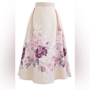 MIDI skirt floral